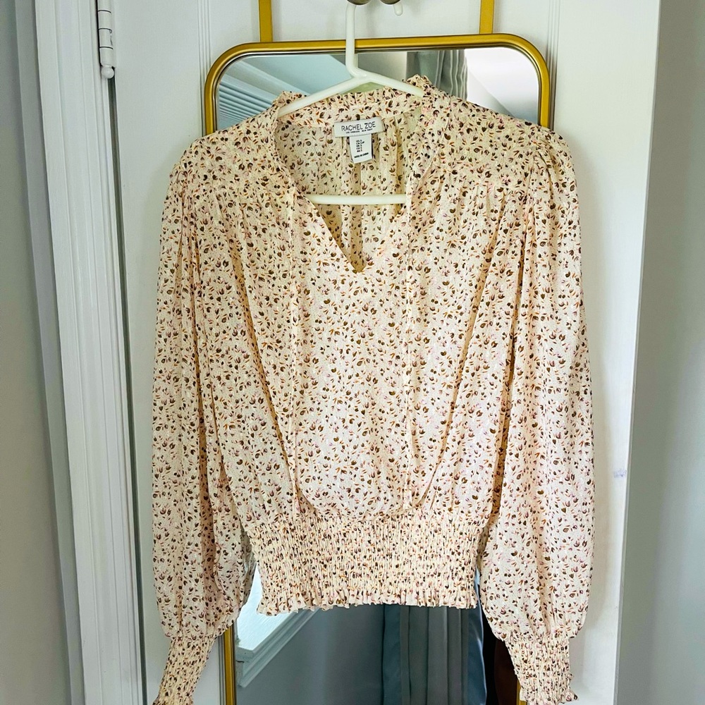 Rachel Zoe size small floral blouse